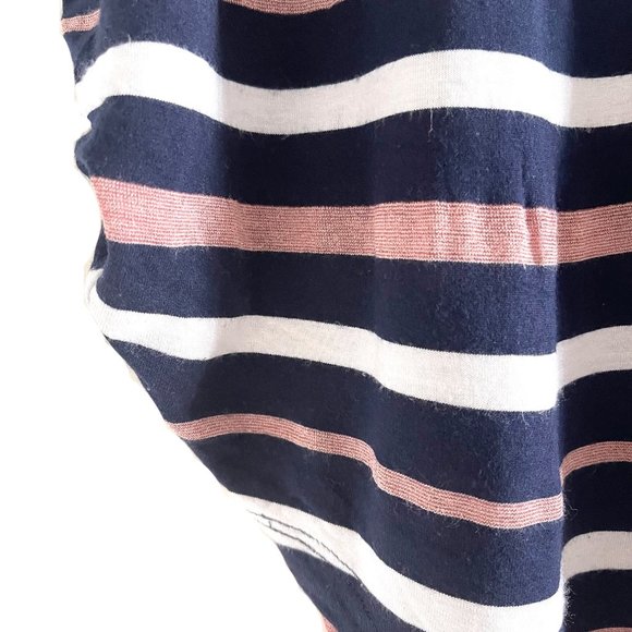 Splendid Stripe Shine Tee in Blue/White/ Rose Size S - Picture 9 of 9